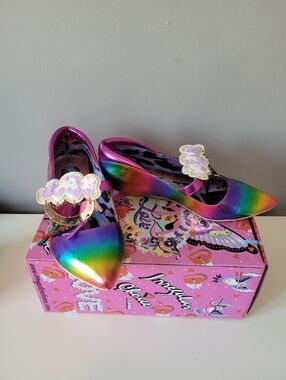 Irregular Choice Rain Or Shine T-Bar Heels, VGUC, Size 39